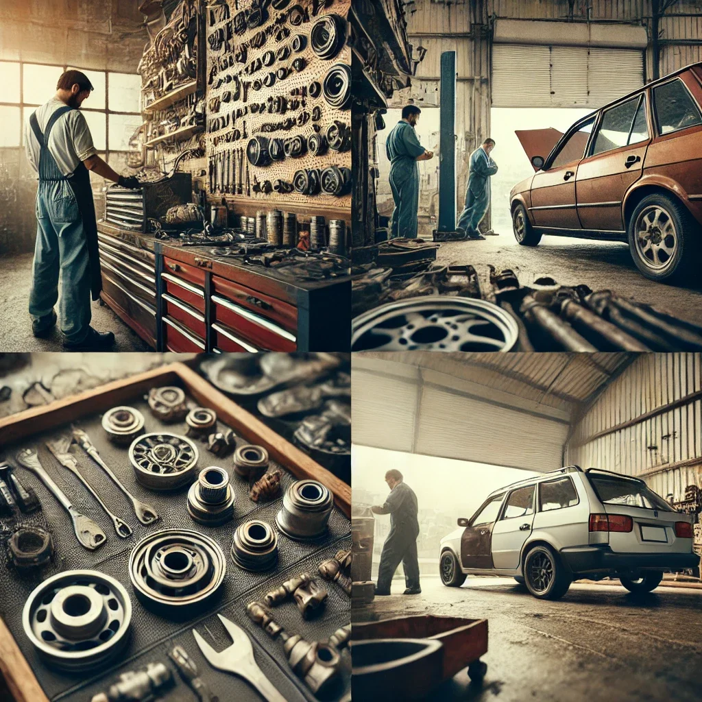 عکس کالج از چهارتا عکس که که در مورد لوازم یدکیه