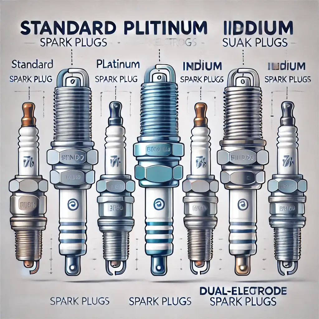 عکس گرافیکی از انواع شمع خودرو 