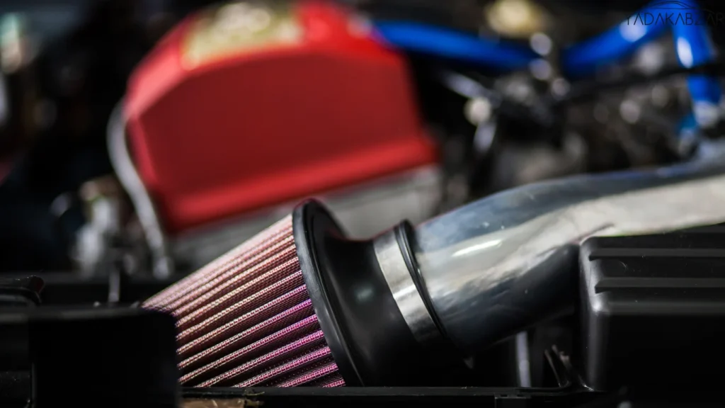 عکس فیلتر هوای نصب شده داخل ماشین