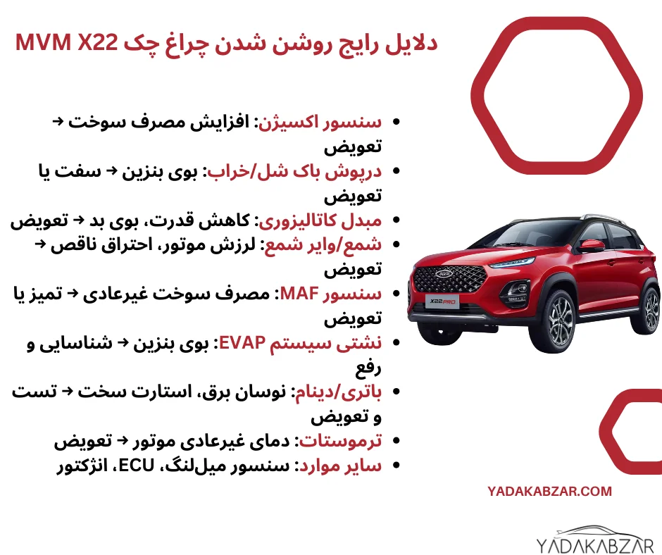 اینفوگرافیک روشن شدن چراغ چک 