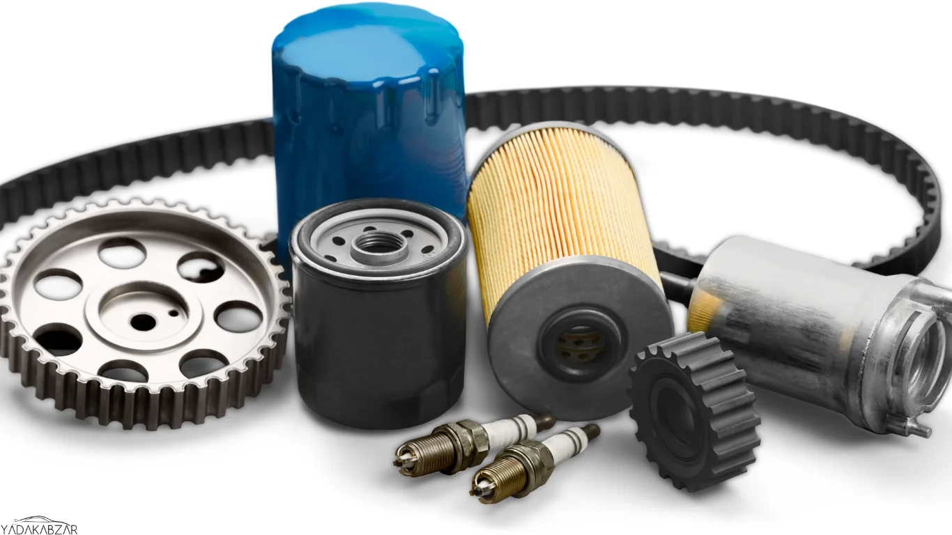 جدول زمان تعویض قطعات خودرو